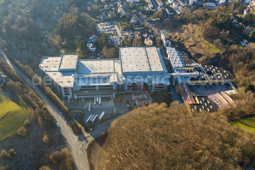 Ennepetal from the bird's eye view: Building and production halls on the premises of of Ferdinand Bilstein GmbH + Co. KG on Wilhelmstrasse in Ennepetal in the state North Rhine-Westphalia, Germany