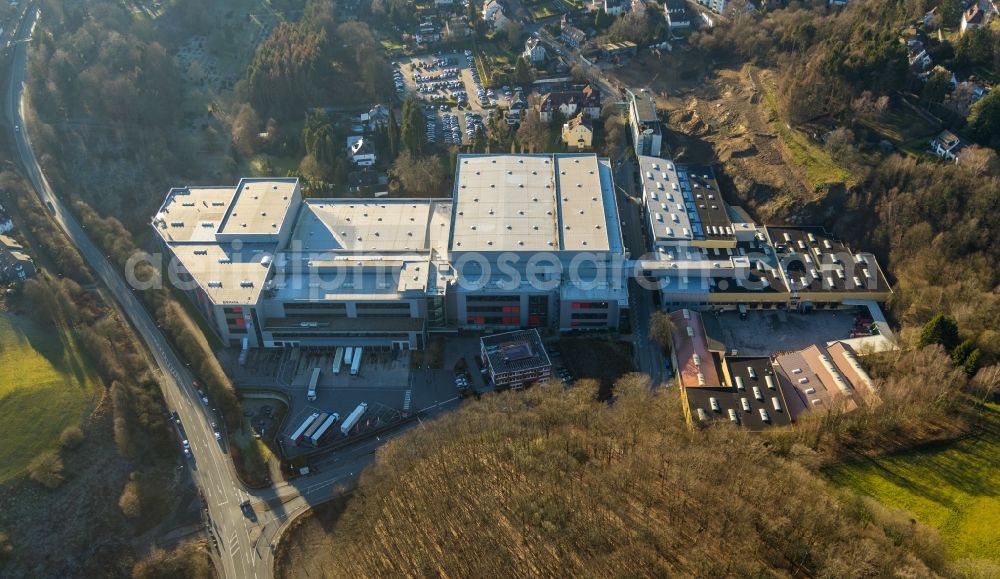 Aerial image Ennepetal - Building and production halls on the premises of of Ferdinand Bilstein GmbH + Co. KG on Wilhelmstrasse in Ennepetal in the state North Rhine-Westphalia, Germany