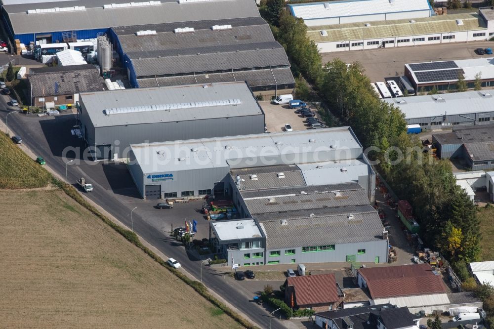 Aerial photograph Stolberg - Building and production halls on the premises DIRKRA Sondermaschinenbau GmbH & Co.KG in the district Mausbach in Stolberg in the state North Rhine-Westphalia, Germany