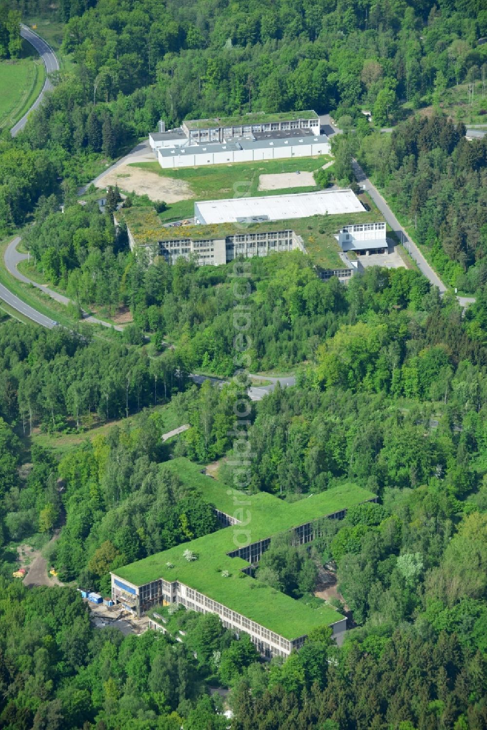 Aerial photograph Lübeck - Building and production halls on the premises of Erasmi & Carstens GmbH & Co. KG in Luebeck in the state Schleswig-Holstein