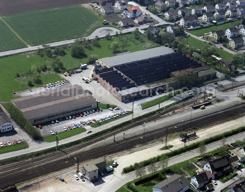 Aerial image Vaihingen an der Enz - Building and production halls on the premises of Fakir Hausgeraete GmbH on Industriestrasse in Vaihingen an der Enz in the state Baden-Wuerttemberg, Germany