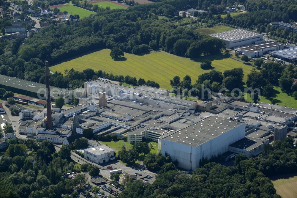 Aerial photograph Osnabrück - Building and production halls on the premises of Felix Schoeller Holding GmbH & Co. KG in Osnabrueck in the state Lower Saxony