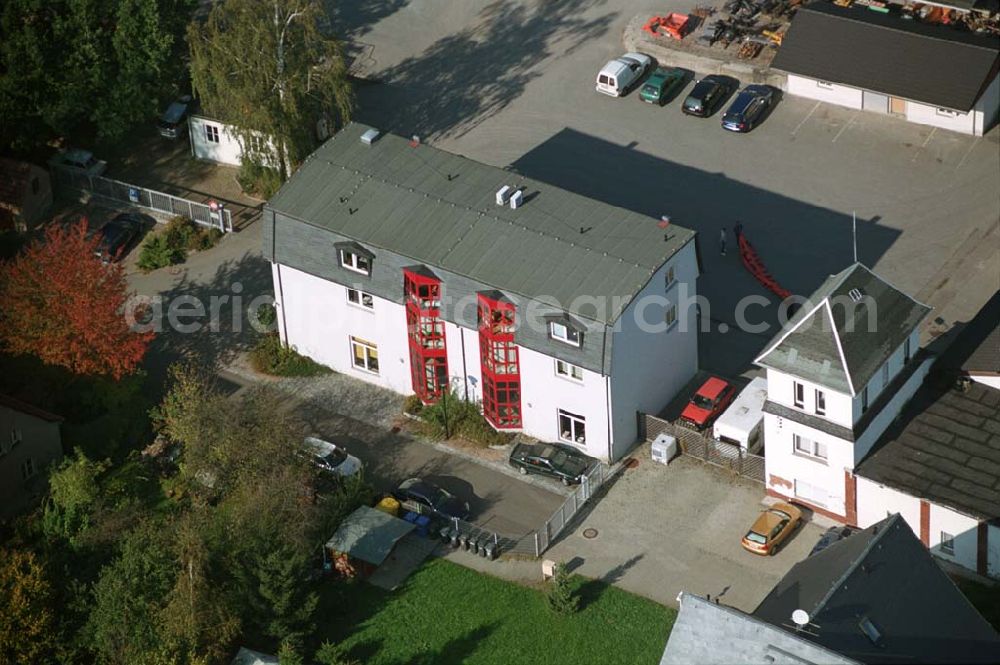 Reinsdorf bei Zwickau / Sachsen from the bird's eye view: 11.10.2005 Reinsdorf :Blick auf Werksgelände der Firma RSB GmbH an der Schachtstr.4 in 08141 Reinsdorf Tel.:0375 3032161 Fax.: 0375 3032169