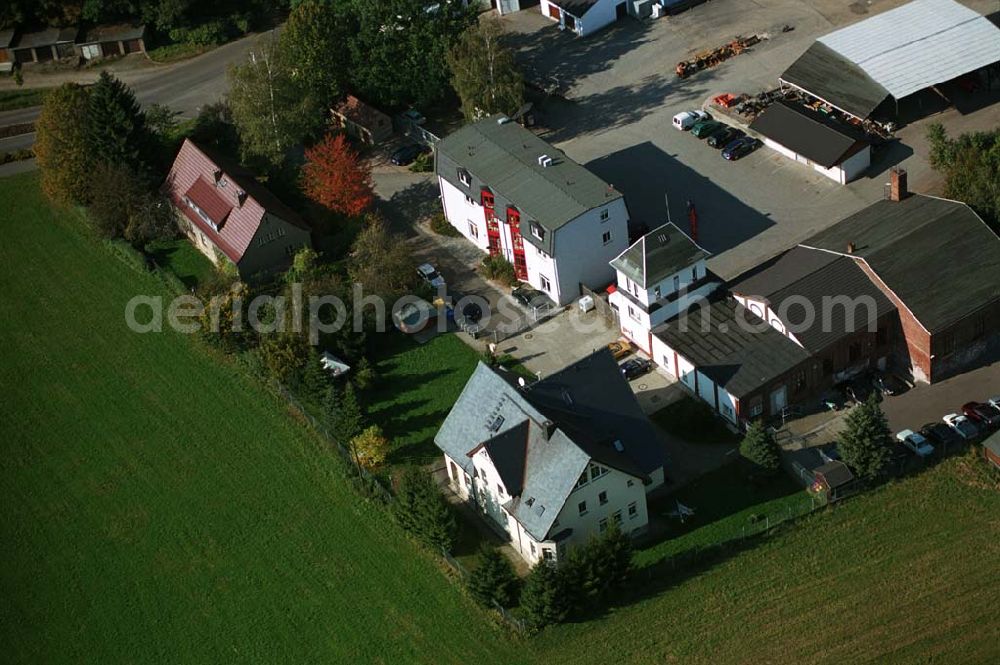 Aerial image Reinsdorf bei Zwickau / Sachsen - 11.10.2005 Reinsdorf :Blick auf Werksgelände der Firma RSB GmbH an der Schachtstr.4 in 08141 Reinsdorf Tel.:0375 3032161 Fax.: 0375 3032169