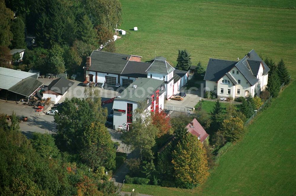 Aerial image Reinsdorf bei Zwickau / Sachsen - 11.10.2005 Reinsdorf :Blick auf Werksgelände der Firma RSB GmbH an der Schachtstr.4 in 08141 Reinsdorf Tel.:0375 3032161 Fax.: 0375 3032169