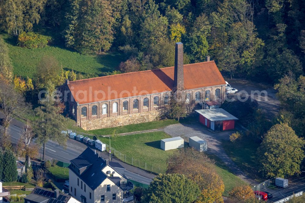 Aerial image Hagen - Building and production halls on the premises in Hagen in the state North Rhine-Westphalia, Germany