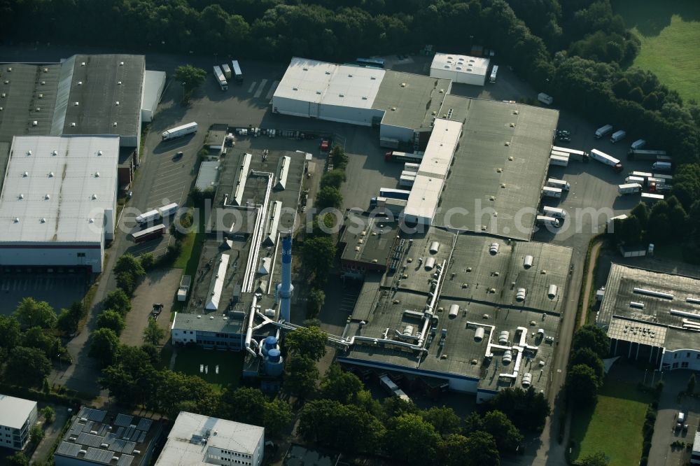 Aerial image Schenefeld - Building and production halls on the premises of Hermes Schleifmittel GmbH & CO. KG on Osterbrooksweg in Schenefeld in the state Schleswig-Holstein