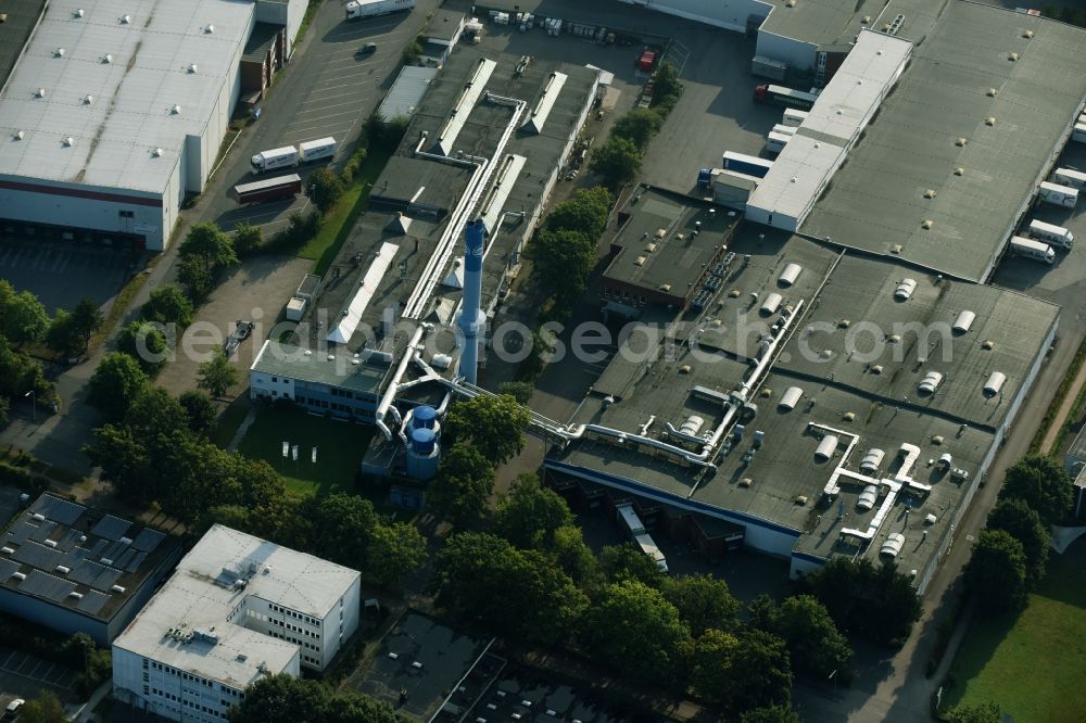 Aerial photograph Schenefeld - Building and production halls on the premises of Hermes Schleifmittel GmbH & CO. KG on Osterbrooksweg in Schenefeld in the state Schleswig-Holstein