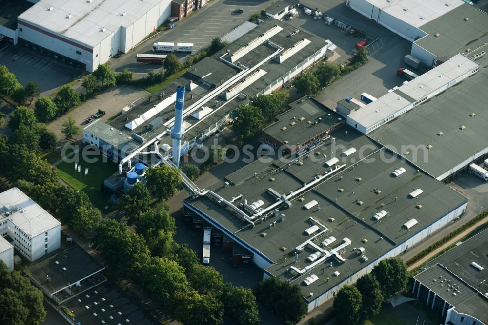 Aerial image Schenefeld - Building and production halls on the premises of Hermes Schleifmittel GmbH & CO. KG on Osterbrooksweg in Schenefeld in the state Schleswig-Holstein