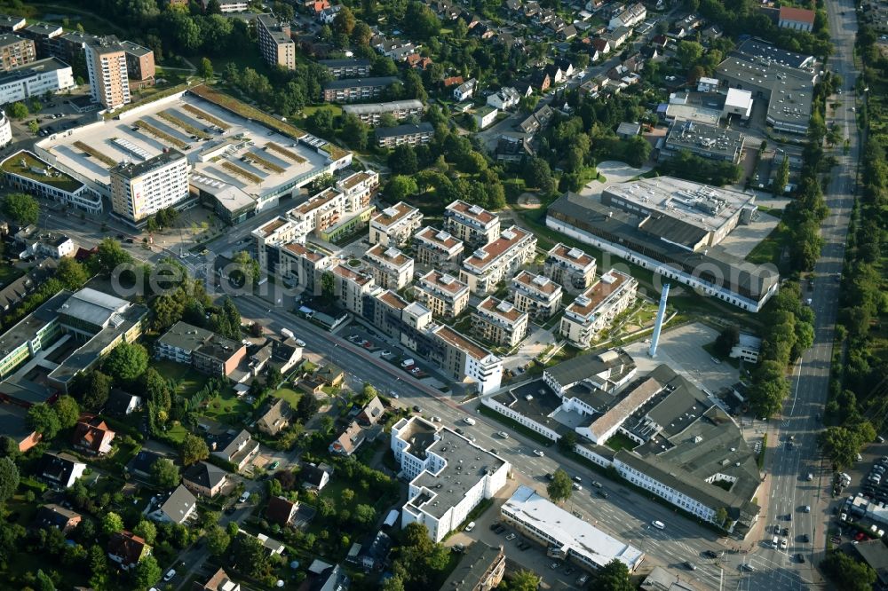 Aerial image Hamburg - Building and production halls on the premises of Hermes Schleifmittel GmbH & CO. KG Luruper an der Hauptstrasse in Hamburg