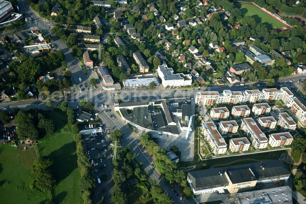 Aerial photograph Hamburg - Building and production halls on the premises of Hermes Schleifmittel GmbH & CO. KG Luruper an der Hauptstrasse in Hamburg