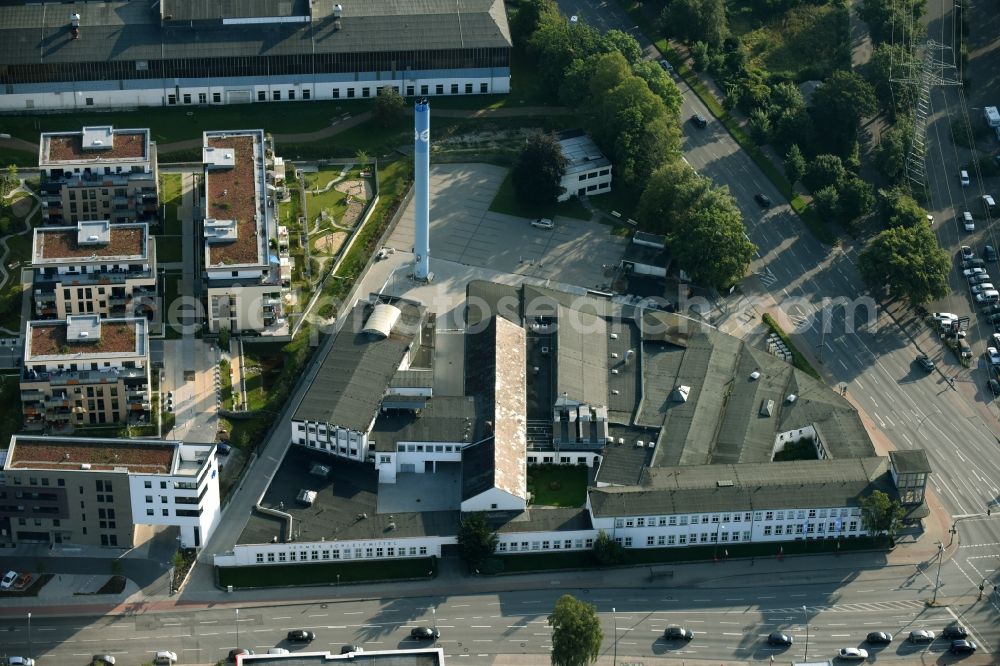 Aerial image Hamburg - Building and production halls on the premises of Hermes Schleifmittel GmbH & CO. KG Luruper an der Hauptstrasse in Hamburg