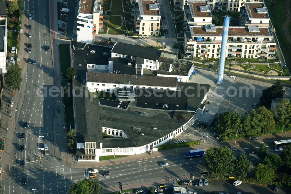 Aerial image Hamburg - Building and production halls on the premises of Hermes Schleifmittel GmbH & CO. KG Luruper an der Hauptstrasse in Hamburg