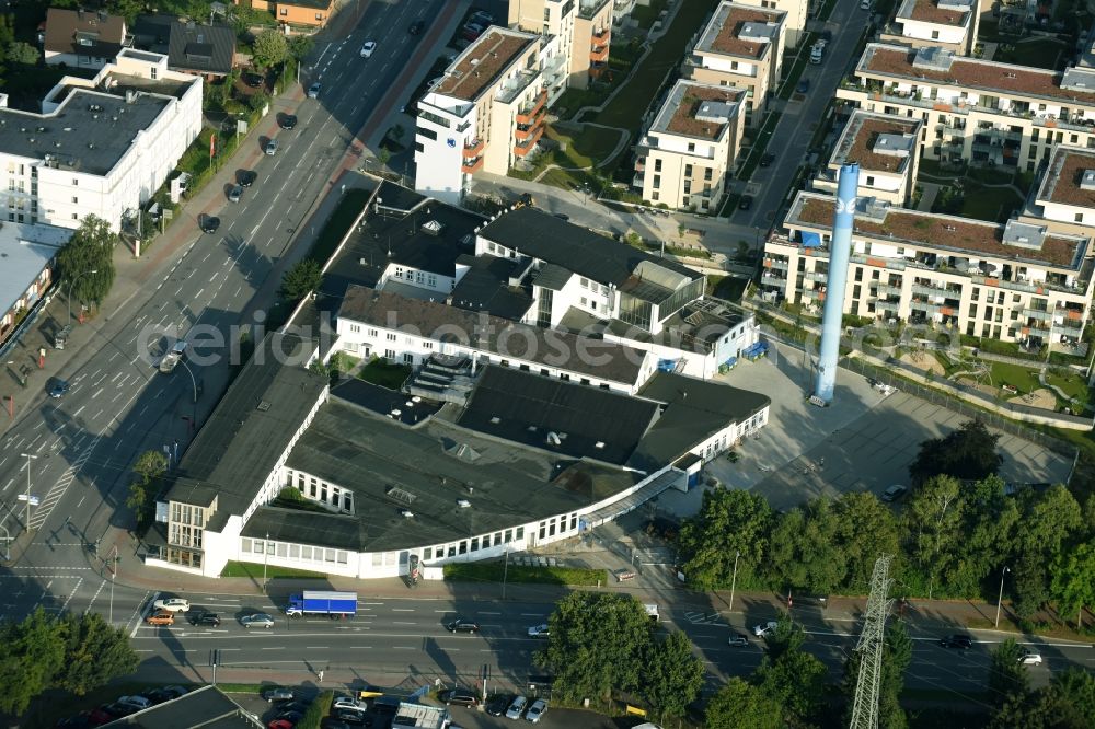 Aerial photograph Hamburg - Building and production halls on the premises of Hermes Schleifmittel GmbH & CO. KG Luruper an der Hauptstrasse in Hamburg