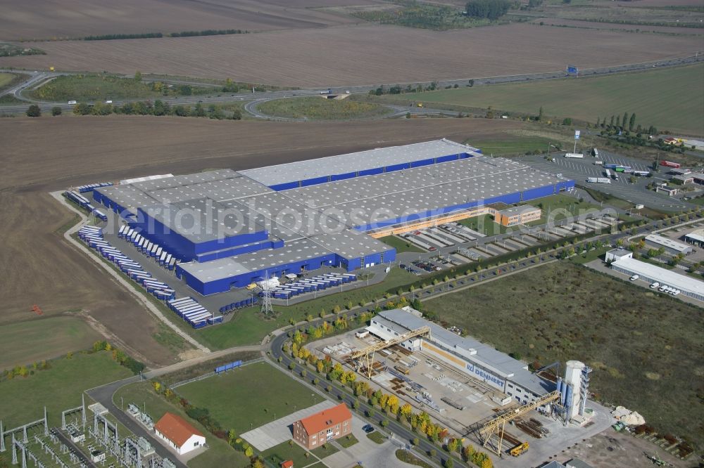 Amt Wachsenburg from the bird's eye view: Building and production halls on the premises of the Hoermann KG in Amt Wachsenburg in the state Thuringia, Germany