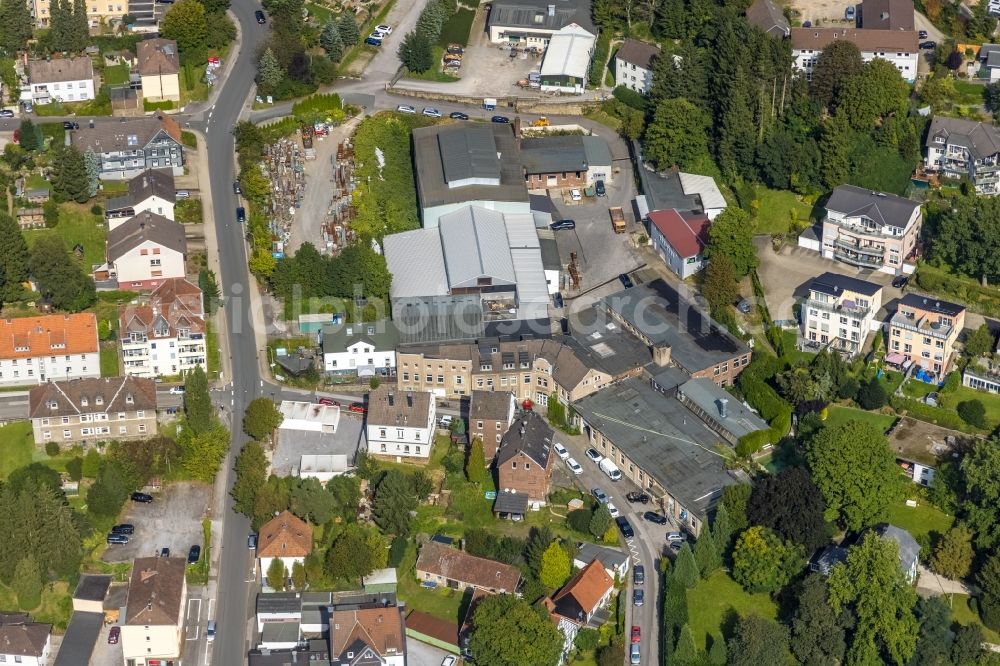 Aerial image Ennepetal - Building and production halls on the premises of Karosseriebau Duellmann und Doerken Werkzeugbau on Lohmannstrasse in Ennepetal in the state North Rhine-Westphalia, Germany