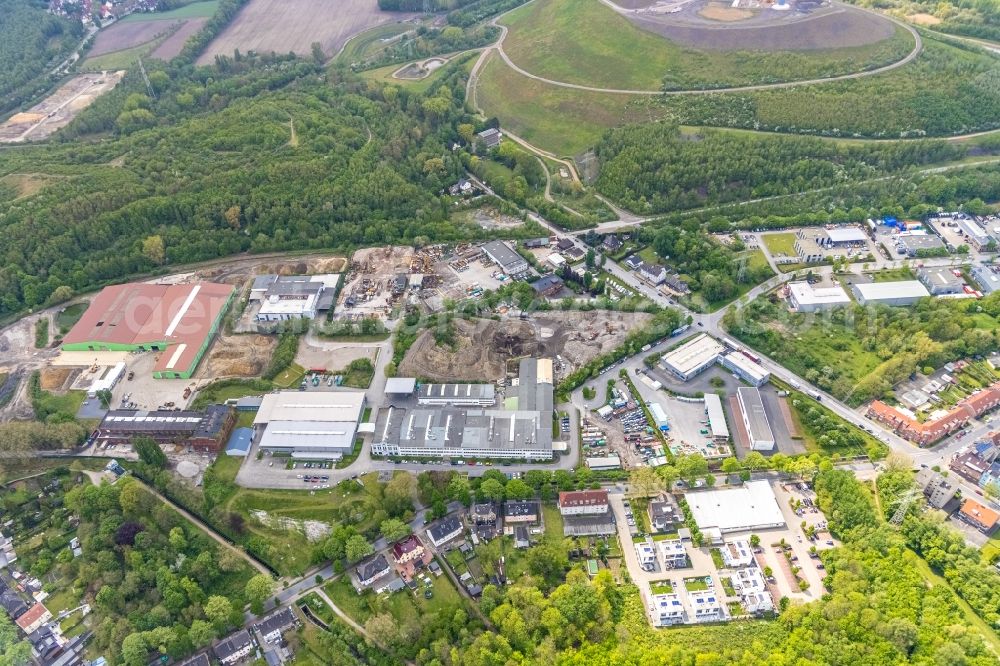 Aerial image Gladbeck - Building and production halls on the premises der Klingenburg GmbH on Boystrasse in Gladbeck at Ruhrgebiet in the state North Rhine-Westphalia, Germany