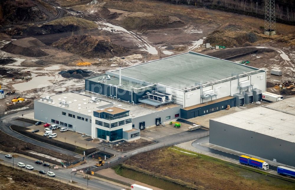 Aerial image Gelsenkirchen - Building and production halls on the premises of LiBreCo Fleischgrosshandel Im- and Export GmbH & Co. KG in the district Gelsenkirchen-Mitte in Gelsenkirchen in the state North Rhine-Westphalia