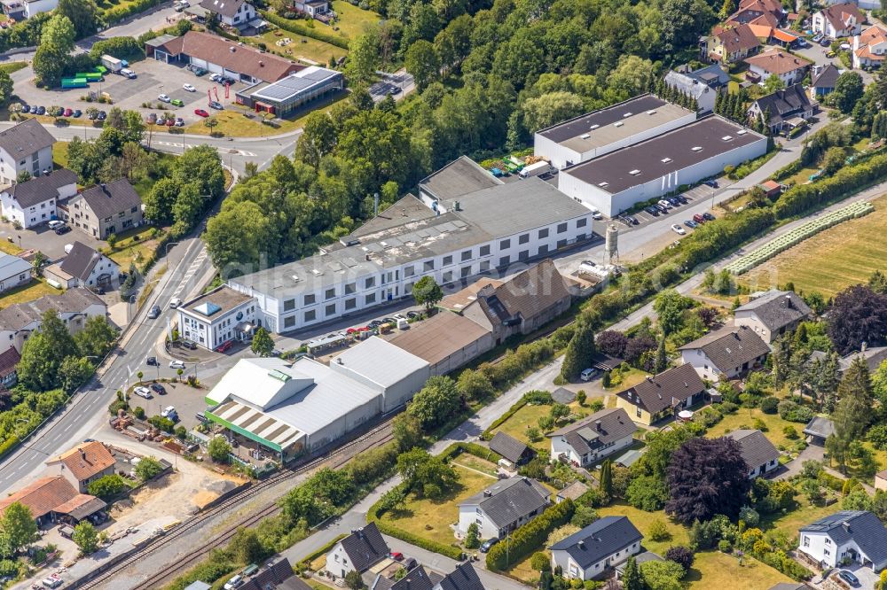 Aerial photograph Balve - Building and production halls on the premises Pickhardt & Gerlach GmbH & Co. KG An of Kormke in Balve in the state North Rhine-Westphalia, Germany