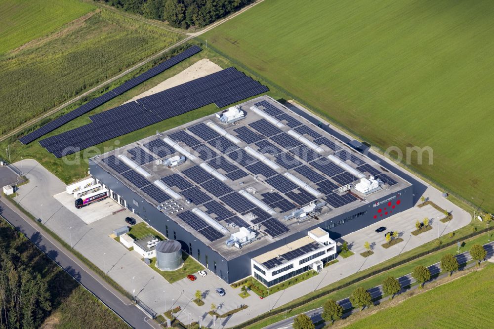 Aerial image Viersen - Building and production halls on the premises WS Quack + Fischer GmbH on street Mackenstein in the district Mackenstein in Viersen in the state North Rhine-Westphalia, Germany