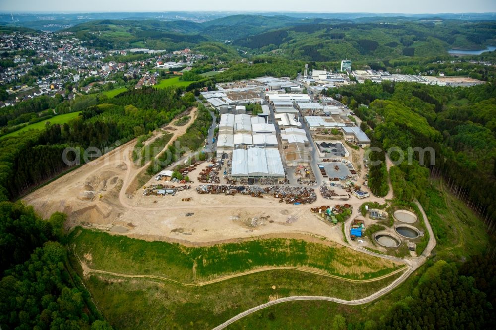 Aerial photograph Ennepetal - Building and production halls on the premises of Siegfried Jacob Metallwerke GmbH & Co. KG on Jacobstrasse in Ennepetal in the state North Rhine-Westphalia