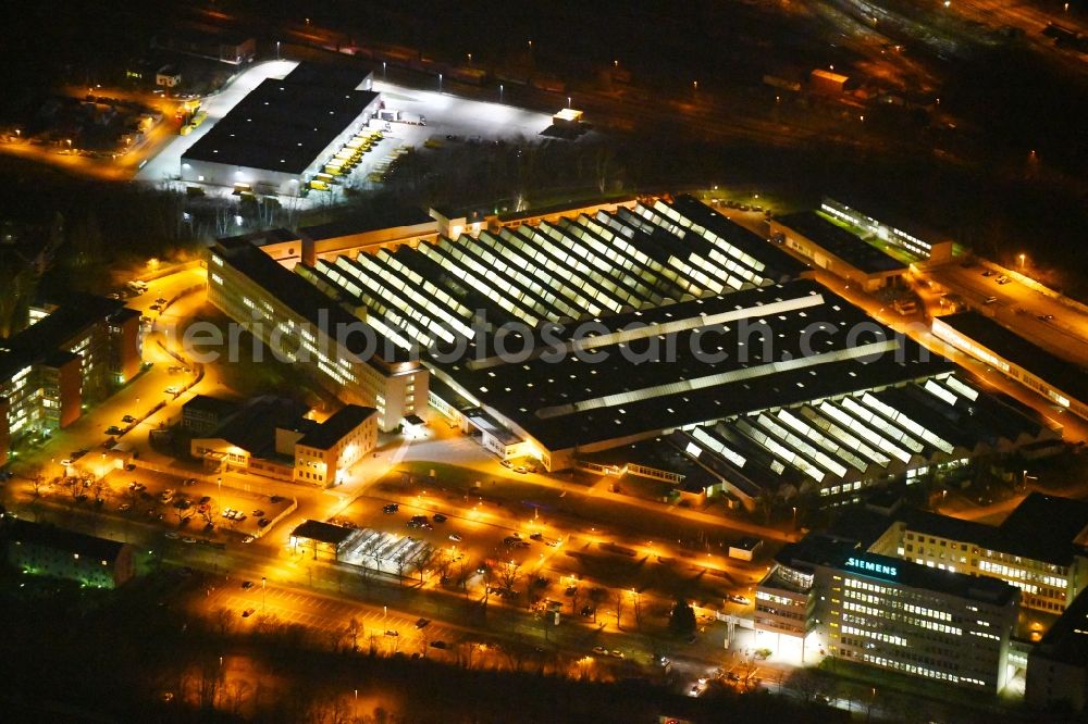 Aerial photograph Braunschweig - Building and production halls on the premises of Siemens Aktiengesellschaft on Ackerstrasse in Brunswick in the state Lower Saxony, Germany