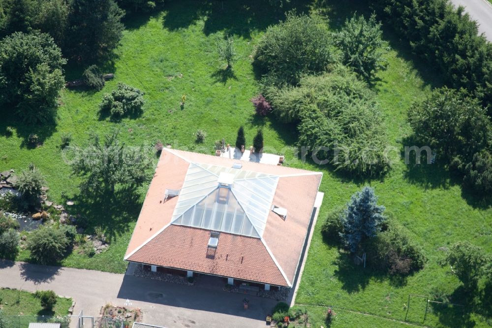 Aerial photograph Marxzell - Building and production halls on the premises of sIH Holzindustrie GmbH & Co. KG (4 B Holzelemente) in Marxzell in the state Baden-Wuerttemberg