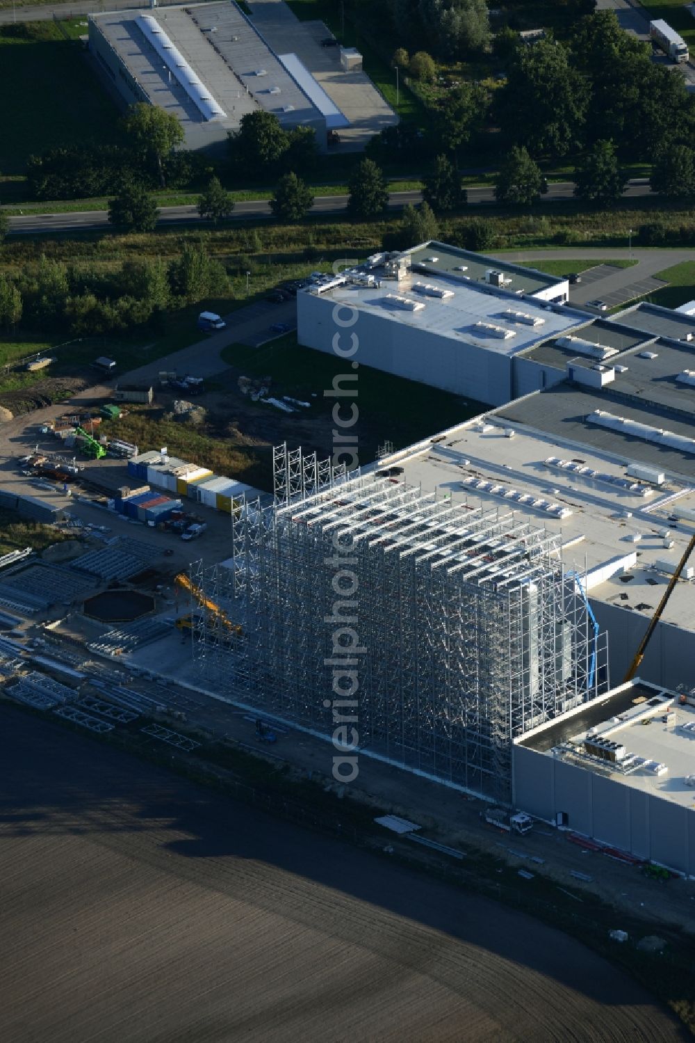 Aerial photograph Boizenburg/Elbe - Building and production halls on the premises of Sweet Tec GmbH in Boizenburg/Elbe in the state Mecklenburg - Western Pomerania