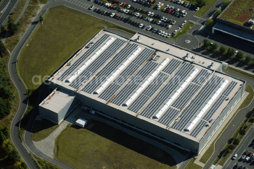 Braunschweig from above - Hall on the premises of Volkswagen Aktiengesellschaft at Nordhoffstrasse in Braunschweig in the state Lower Saxony