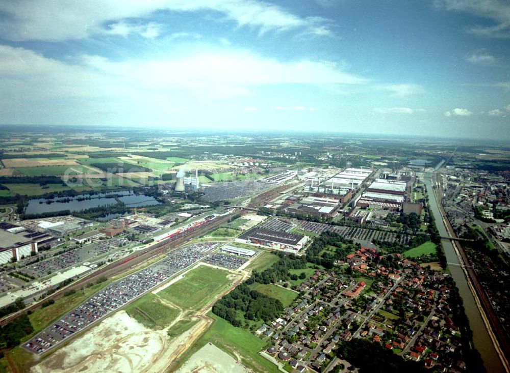 Wolfsburg from the bird's eye view: Werksgelände der VOLKSWAGEN AKTIENGESELLSCHAFT, Zentrale (05361) 9-00 Berliner Ring 2 38440 Wolfsburg