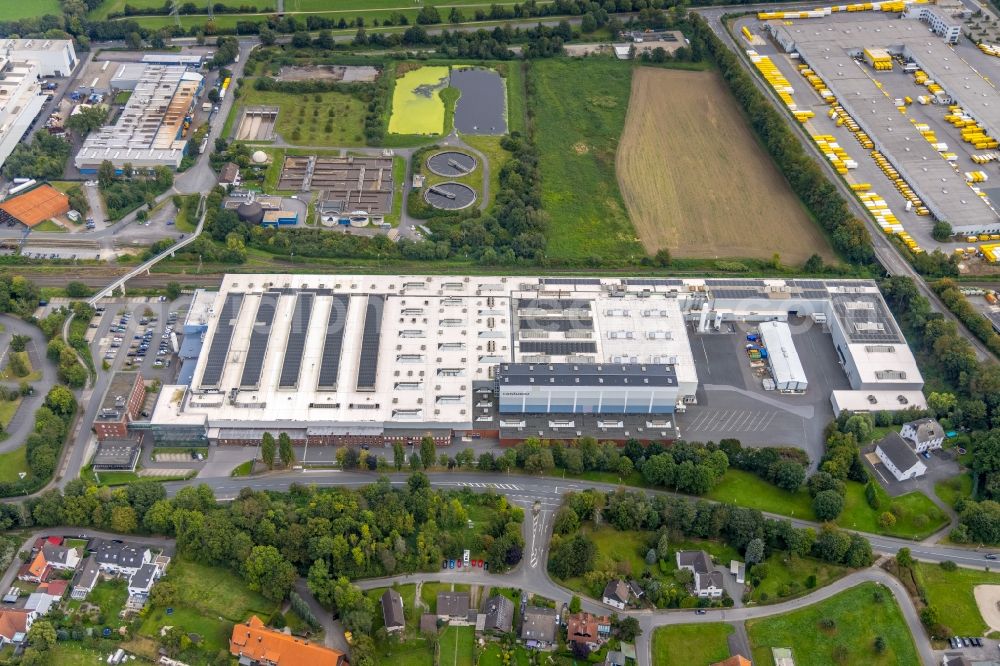 Aerial image Hagen - Building and production halls on the premises C.D. Waelzholz GmbH & Co. KG on Feldmuehlenstrasse in Hagen at Ruhrgebiet in the state North Rhine-Westphalia, Germany