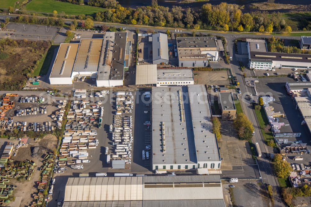 Aerial image Hagen - Building and production halls on the premises C.D. Waelzholz GmbH & Co. KG on Feldmuehlenstrasse in Hagen at Ruhrgebiet in the state North Rhine-Westphalia, Germany