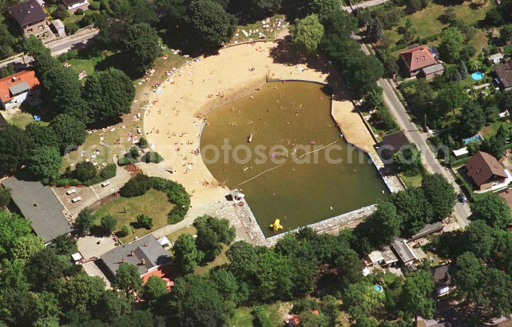 Aerial photograph Berlin - Hellersdorf - Wernerbad in Berlin-Hellersdorf / Mahlsdorf.