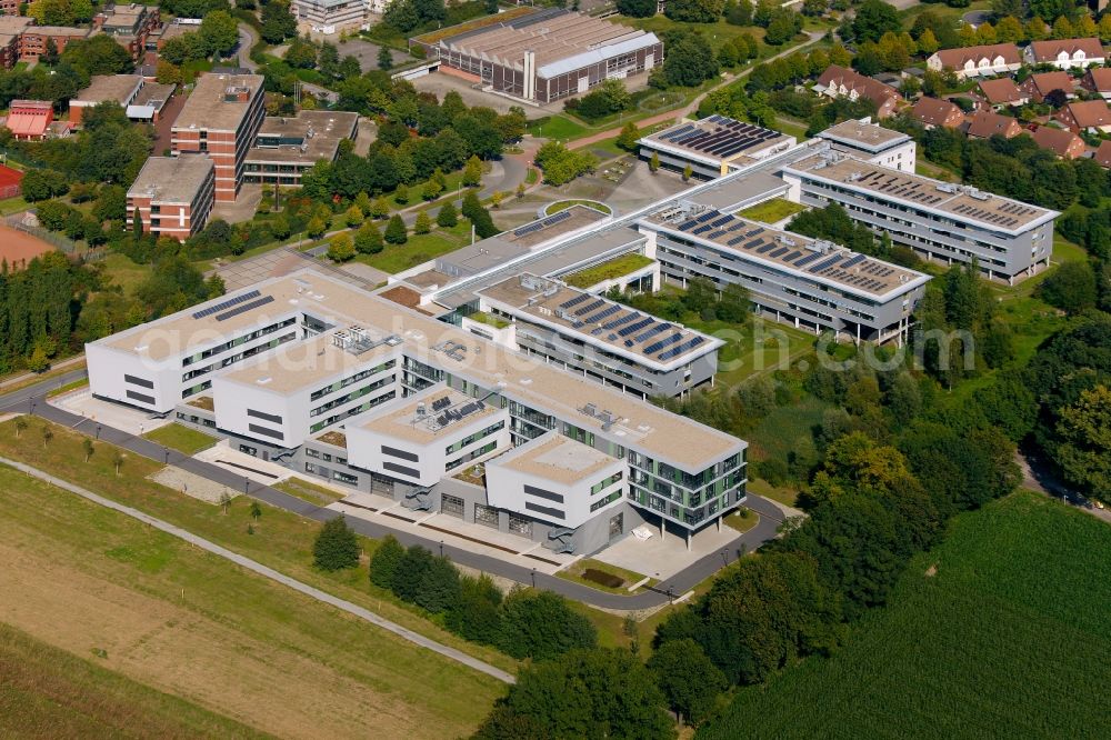 Aerial photograph Gelsenkirchen - View of the college Westfaelische Hochschule in Gelsenkirchen in the state North Rhine-Westphalia