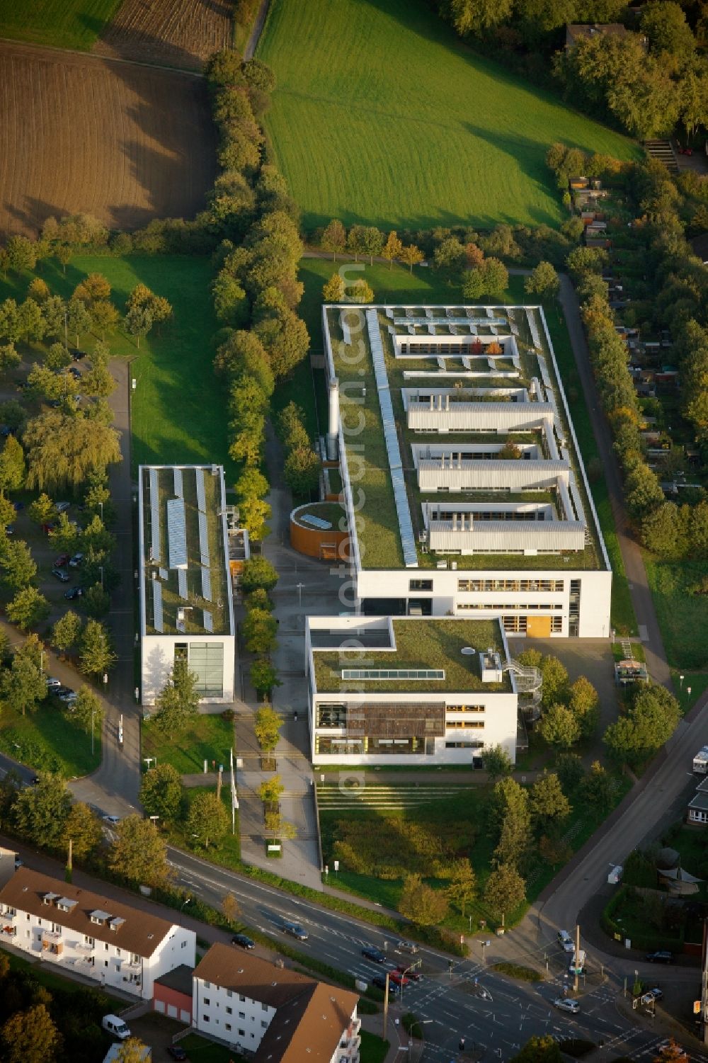 Aerial photograph Recklinghausen - View of the Westfaelische Hochschule in Recklinghausen in the state of north Rhine-Westphalia