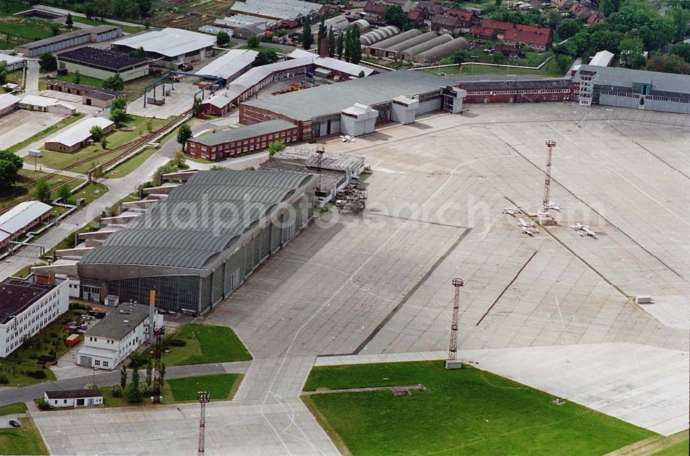 Berlin Schönefeld from above - 20.05.95 Westgelände Diepensee / Flughafen SXF Schönefeld