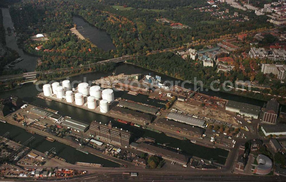 Aerial photograph Berlin - Westhafen