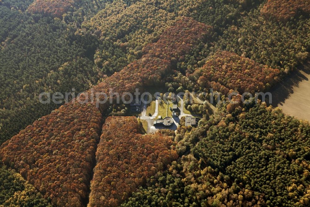 Aerial image Haltern am See - Wetterschacht Hohe Mark former hard coal revier in Haltern am See in the state North Rhine-Westphalia, Germany