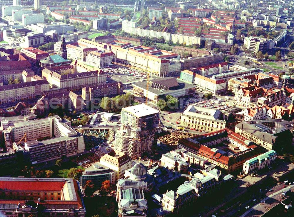 Dresden from the bird's eye view: 