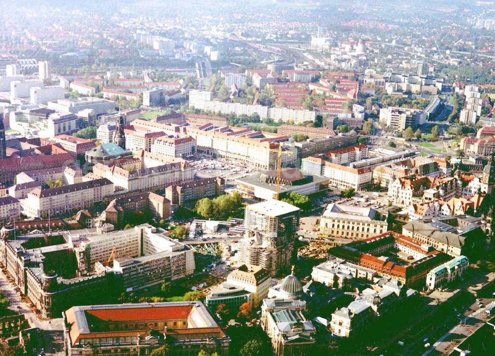 Dresden from the bird's eye view: 