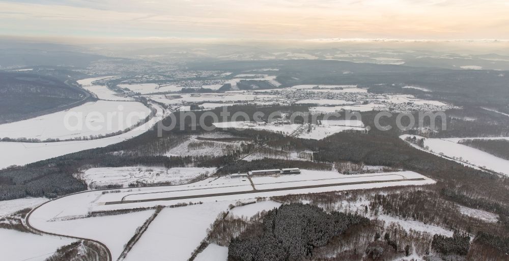 Arnsberg from the bird's eye view: Airfield Arnsberg Menden in North Rhine-Westphalia