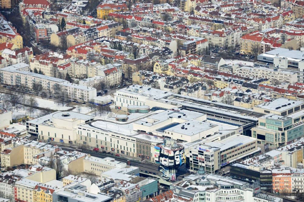 Berlin from the bird's eye view: The shopping center Boulevard Berlin