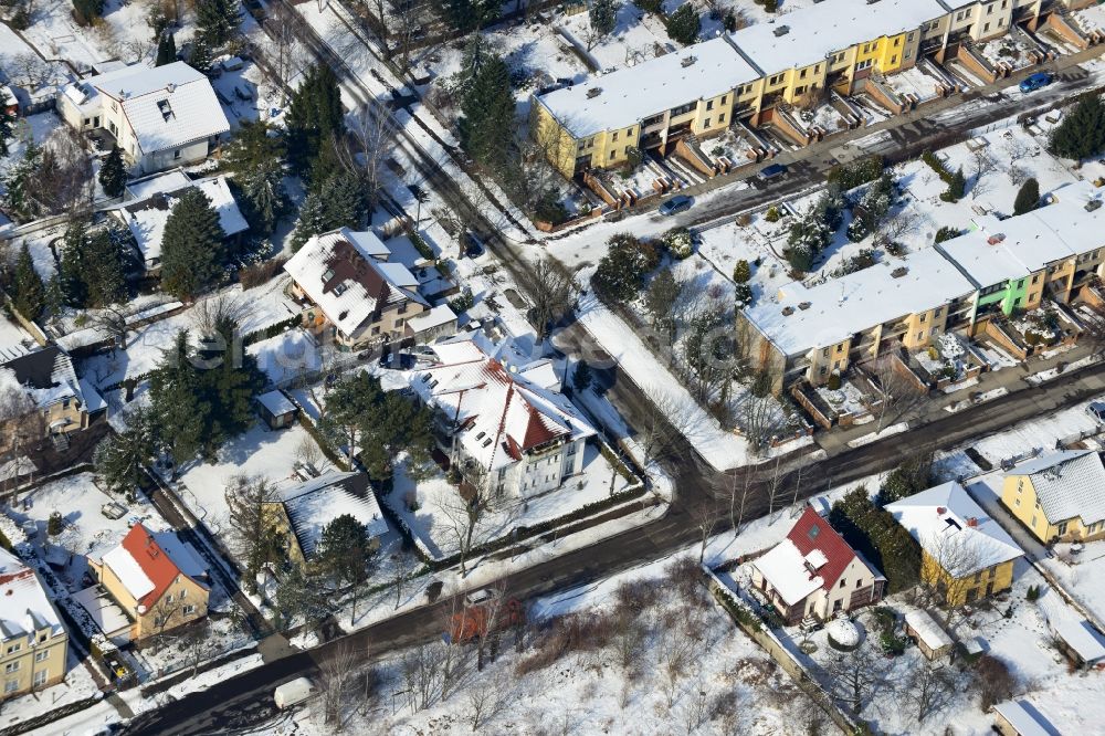 Aerial photograph Berlin - View of residential area in Marzahn-Hellersdorf in Berlin