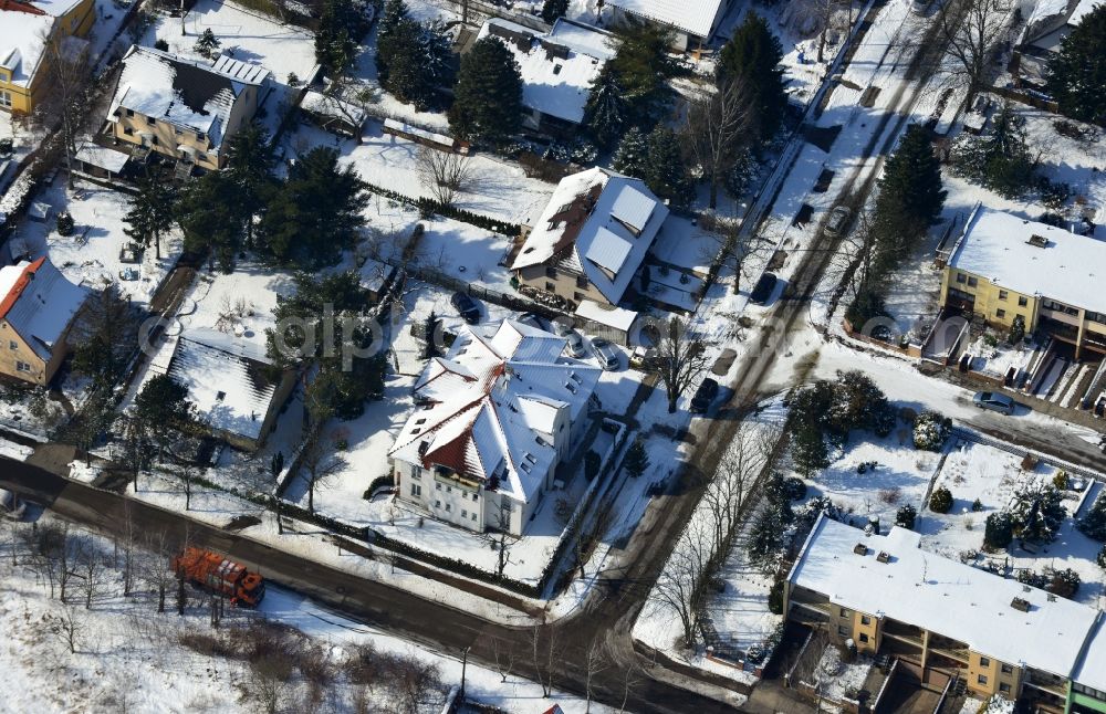 Berlin from above - View of residential area in Marzahn-Hellersdorf in Berlin