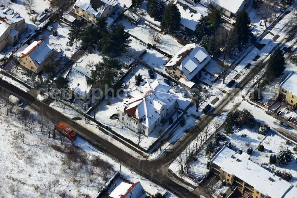 Berlin from the bird's eye view: View of residential area in Marzahn-Hellersdorf in Berlin