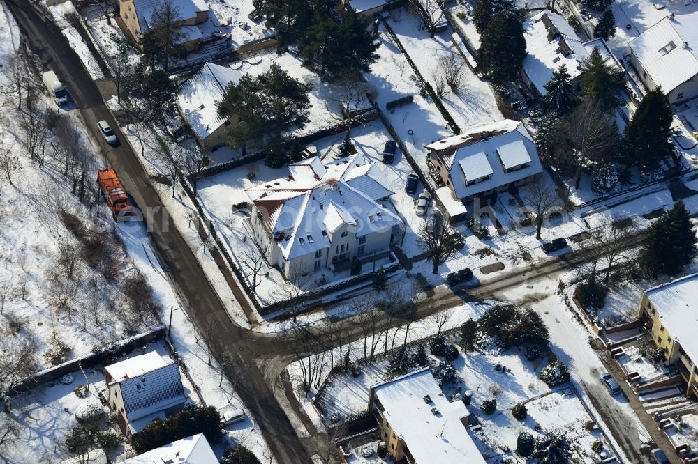 Aerial image Berlin - View of residential area in Marzahn-Hellersdorf in Berlin