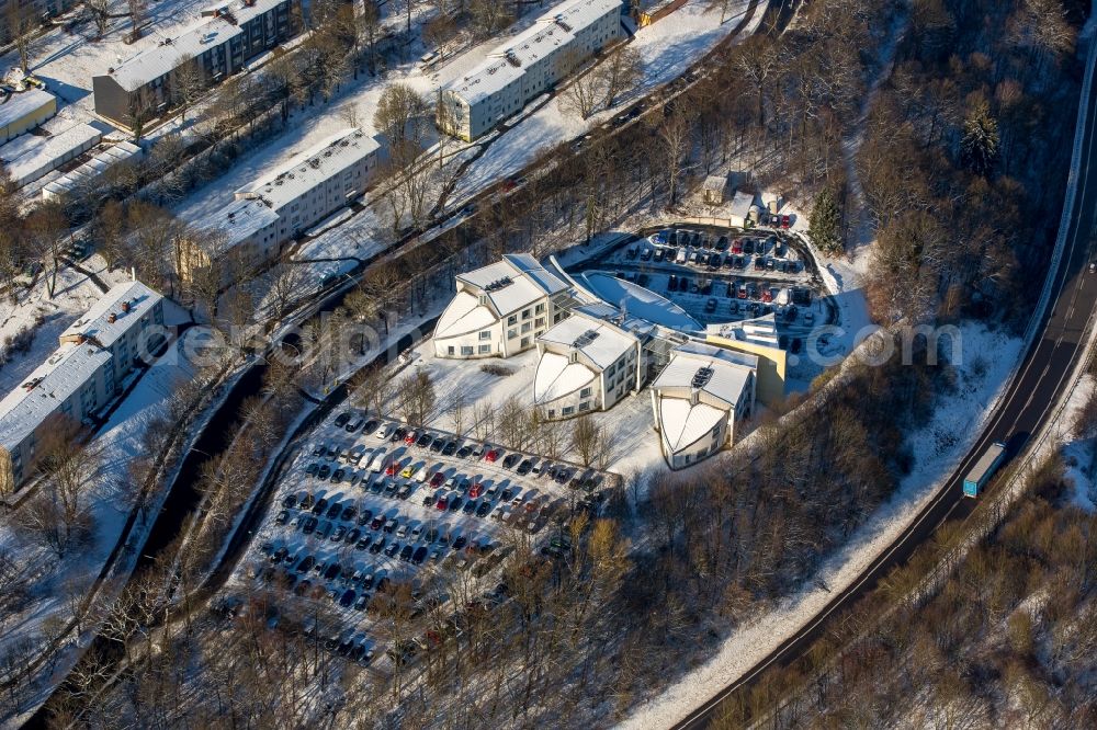 Aerial photograph Hamm - Campus University- area Artur-Woll-Haus (AE) of Universitaet Siegen in Hamm in the state North Rhine-Westphalia