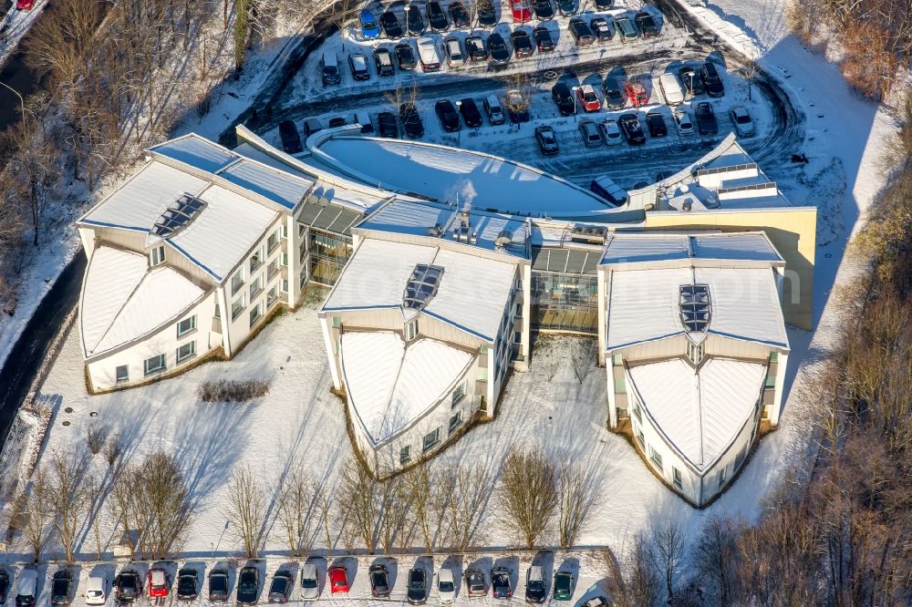 Hamm from above - Campus University- area Artur-Woll-Haus (AE) of Universitaet Siegen in Hamm in the state North Rhine-Westphalia