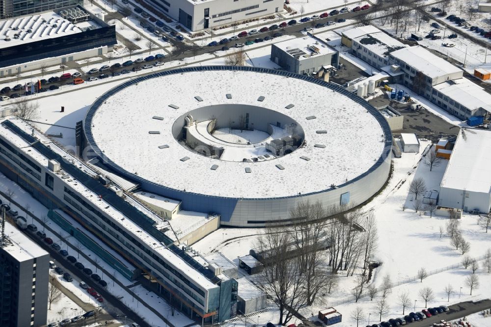 Aerial photograph Berlin - View the electron storage ring BESSY in Berlin - Adlershof