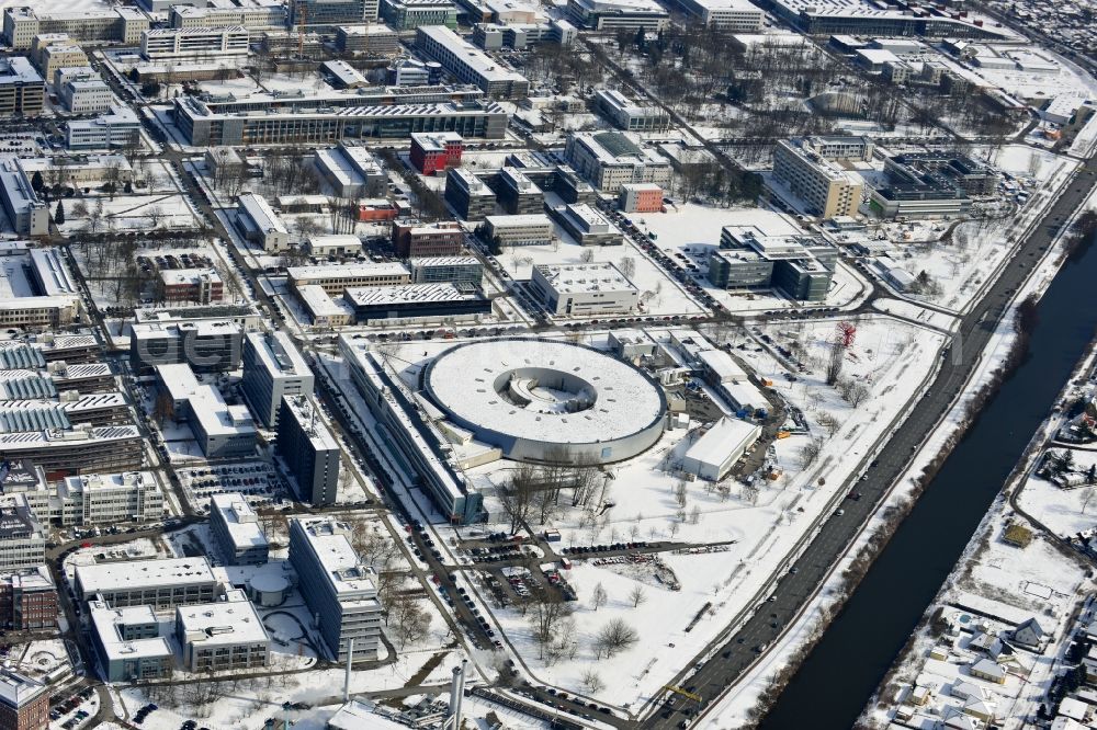 Berlin from the bird's eye view: View the electron storage ring BESSY in Berlin - Adlershof